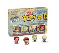 Funko - One Piece - Pack 4 figurines Bitty POP! Luffy 2,5 cm