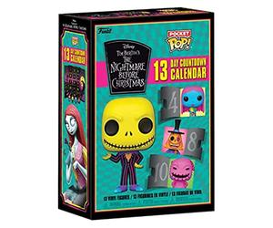 Funko Pocket POP! Calendar: Disney The Nightmare Before Christmas 13 Days | Goodies Officiels - Calendrier avec 13 Mini Figurines Mystère - Cadeau de Noël pour Fans