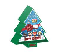 Funko Pocket POP: DC Holiday-Tree Holiday Box - 4 Pack