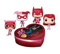 Dc Comics Valentines - Pack 4 Figurines Pocket Pop! Dc Comics Valentines 4 Cm