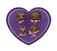 Funko Pocket Pop! Disney The Nightmare Before Christmas Valentines Box 4 Pack - Jack Skellington - (Choc) - Porte-clés - Mini-Figurine en Vinyle à Collectionner Porte-clés Fantaisie - Cadeau de Noël