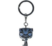 Funko Porte-clé Pocket Pop Black Panther Marvel – Brille dans le noir – 4 cm