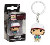 Funko Pocket Pop Porte-Clés Stranger Things Dustin, 14229, Bleu, Taille Unique