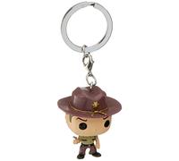 Funko - Pocket POP! Porte-clés The Walking Dead Rick Grimes, 4451-PDQ
