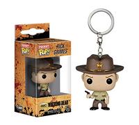 Funko - Pocket POP! Porte-clés The Walking Dead Rick Grimes, 4451-PDQ