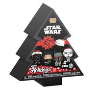 FUNKO POCKET KEYCHAIN 4-PACK: STAR WARS-TREE HOLIDAY BOX G