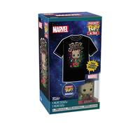 Funko Pocket Pop! & Tee – Les Gardiens de la Galaxie Holiday Groot – T-shirt XL avec figurine vinyle