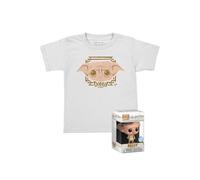 Funko Pocket Pop! & Tee: Harry Potter - Dobby - pour Les Enfants - Small - (S) - T-Shirt - Vêtements avec Mini-Figurine en Vinyle à Collectionner - Idée de Cadeau pour Les Adultes Les Hommes