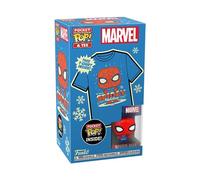 Funko Pack Pocket Pop! & T-shirt Marvel Holiday Spiderman Taille XL G