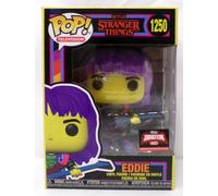 Funko Pop 1250 Eddie Stranger Things Target Con Exclusive Blacklight Boîte Neuve