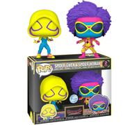 Funko Figurine Pop! Spider-Gwen & Spider-Woman – Across The Spider-Verse – Blacklight 2 Pack