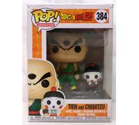 Funko Pop 384 Tien Et Chiaotzu Dragon Ball Z Figurine En Vinyle Boîte Abîmée