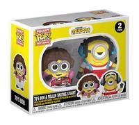 Porte-Clé 70's Bob Et Roller Skating Stuart / Minions / Funko Pocket Pop