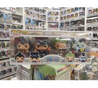FUNKO POP 4PACK LUFFYTARO/SABO/ZORO/JINBE - ONE PIECE SPÉCIAL GLOW IN THE DARK