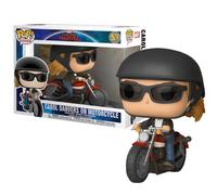 Funko Pop 57 Carol Danvers En Moto Figurine Grande Capitaine Marvel