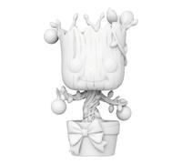 Funko Pop! Marvel: Marvel Holiday - Groot - (DIY) - White - Marvel Comics- Figurine en Vinyle à Collectionner - Idée de Cadeau - Produits Officiels - Jouets pour les Enfants et Adultes