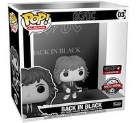 Funko Pop! Albums: AC/DC - Back in Black - Black & White - Music - Figurine en Vinyle à Collectionner - Idée de Cadeau - Produits Officiels - Jouets pour Les Enfants et Adultes - Music Fans