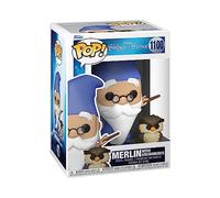 Funko Pop! and Buddy: Sits: Merlin with Archimedes - Sword in The Stone - Figurine en Vinyle à Collectionner - Idée de Cadeau - Produits Officiels - Jouets pour Les Enfants et Adultes - Movies Fans