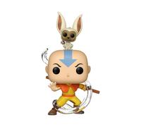 Funko Pop Animation: Avatar Le Dernier Maître De L'Air - Aang Avec Momo #534