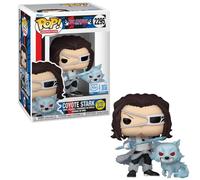 Funko POP ! Animation Bleach Coyote Stark with Wolf Buddy Exclusive Glow in The Dark Figurines en vinyle #2295 9,9 et 4,6 cm