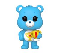 Funko Pop! Animation: CB40- Champ Bear - Flocked CH - Care Bears - Figurine en Vinyle à Collectionner - Idée de Cadeau - Produits Officiels - Jouets pour Les Enfants et Adultes - TV Fans