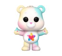 Funko Pop! Animation: CB40- True Heart Bear - Translucent CH - Care Bears - Figurine en Vinyle à Collectionner - Idée de Cadeau - Produits Officiels - Jouets pour Les Enfants et Adultes - TV Fans