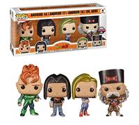 Funko Pop! Animation: Dragon Ball Z - Android 16-4PK - Figurine en Vinyle à Collectionner - Idée de Cadeau - Produits Officiels - Jouets pour Les Enfants et Adultes - Anime Fans