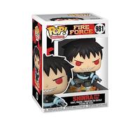 Funko Pop! Animation: Fire Force - Shinra Kusakabe with Fire - Figurine en Vinyle à Collectionner - Idée de Cadeau - Produits Officiels - Jouets pour Les Enfants et Adultes - Anime Fans