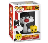 Funko Pop! Animation Looney Tunes Sylvester Cat & Tweety - Grosminet - les Looney Tunes - Figurine en Vinyle à Collectionner - Idée de Cadeau - Produits Officiels - Jouets pour les Enfants et Adultes