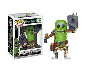 Funko Pop! Animation: R&M - Pickle Rick With Laser - Rick & Morty - Figurine en Vinyle à Collectionner - Idée de Cadeau - Produits Officiels - Jouets pour les Enfants et Adultes - TV Fans