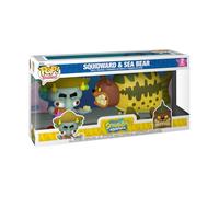 Funko Pop! Animation: Spongebob Squarepants- Squidward & Sea Bear - 2 Pack - Figurine en Vinyle de Collection - Idée Cadeau - Produit Officiel - Jouets pour Enfants et Adultes