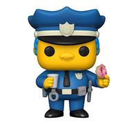 Funko Pop! Animation: The Simpsons-Chief Wiggum - Figurine en Vinyle à Collectionner - Idée de Cadeau - Produits Officiels - Jouets pour Les Enfants et Adultes - TV Fans