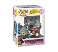 Funko Pop! Animation: The Simpsons - Scratchy Patchwork | Goodies Officiels - Figurine Vinyle à Collectionner et Déco Étagère - Idée Cadeau Anniversaire pour Fans et Collectionneurs