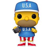 Funko Pop! Animation: The Simpsons-USA Homer Simpson - Figurine en Vinyle à Collectionner - Idée de Cadeau - Produits Officiels - Jouets pour Les Enfants et Adultes - TV Fans