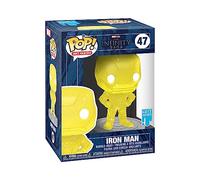 Funko – Figurine Pop! Artist Series Marvel Infinity Saga Iron Man (Jaune) – Boîte plastique incluse