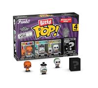 Funko Bitty Pop! The Nightmare Before Christmas - Pumpkin Jack 4PK - Pumpkin King, Mayor (Frowning), Barrel et Une Mini-Figurine Mystère en Surprise - 2.2 Cm Collectionnable - Idée de Cadeau