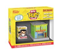 Funko Pop! Bitty Town : Bob's Burgers Figurine articulée de Bob Belcher et Bob’s Burgers