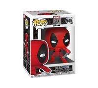 Funko Pop! Bobble Marvel: 80th-First Appearance: Deadpool - Marvel Comics- Figurine en Vinyle à Collectionner - Idée de Cadeau - Produits Officiels - Jouets pour Les Enfants et Adultes