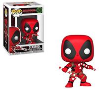 Funko Pop! Bobble - Marvel Holiday Deadpool avec sucres d'orge - Figurine vinyle à collectionner