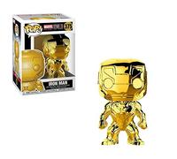 Funko Pop! Bobble: Marvel: Marvel Studios 10: Iron Man - (Chrome) - Marvel Comics- Figurine en Vinyle à Collectionner - Idée de Cadeau - Produits Officiels - Jouets pour Les Enfants et Adultes