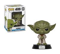 Funko Pop! Bobble: Star Wars: Clone Wars: Yoda - Figurine en Vinyle à Collectionner - Idée de Cadeau - Produits Officiels - Jouets pour les Enfants et Adultes - TV Fans