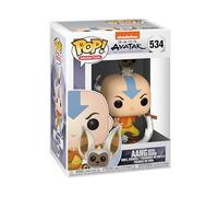 2021 Funko Pop Animation Avatar The Last Maître De L'Air 534 Aang À Momo Vinyl