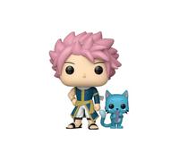 Funko Pop! & Buddy: Fairy Tail 100 Years Quest - Natsu & Happy - Figurine en Vinyle de Collection - Idée Cadeau - Produit Officiel - Jouets pour Enfants et Adultes