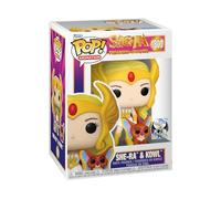 Funko Pop! & Buddy: Masters of The Universe - She-Ra with Kowl | Goodies Officiels Superheroes - Figurine Vinyle à Collectionner - Idée Cadeau Anniversaire pour Fans et Collectionneurs