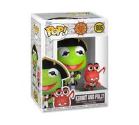 Funko Pop! & Buddy: Muppet Treasure Island - Kermit & Polly | Goodies Officiels - Figurine Vinyle à Collectionner et Déco Étagère - Idée Cadeau Anniversaire pour Fans et Collectionneurs