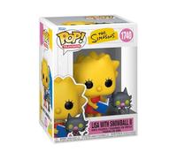 Funko Pop! & Buddy: Simpsons 1- Lisa Simpson & SB - The Simpsons - Figurine en Vinyle à Collectionner - Idée de Cadeau - Produits Officiels - TV Fans