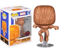 Funko Pop Captain America Spider-Man Bois Déco Édition Spéciale Vinyle Figurine