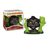 Funko Pop Cicatrice de figurine exclusive avec flammes Roi Lion Disney