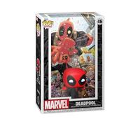 Funko Figurine Pop! Comic Cover Marvel Deadpool (tenue noire) 2025 – 9 cm Multicolore
