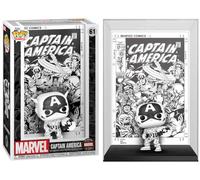 Funko - Figurine Pop - Captain America (Marvel Comics n°61) - Comic Cover Noir et blanc (80961)
